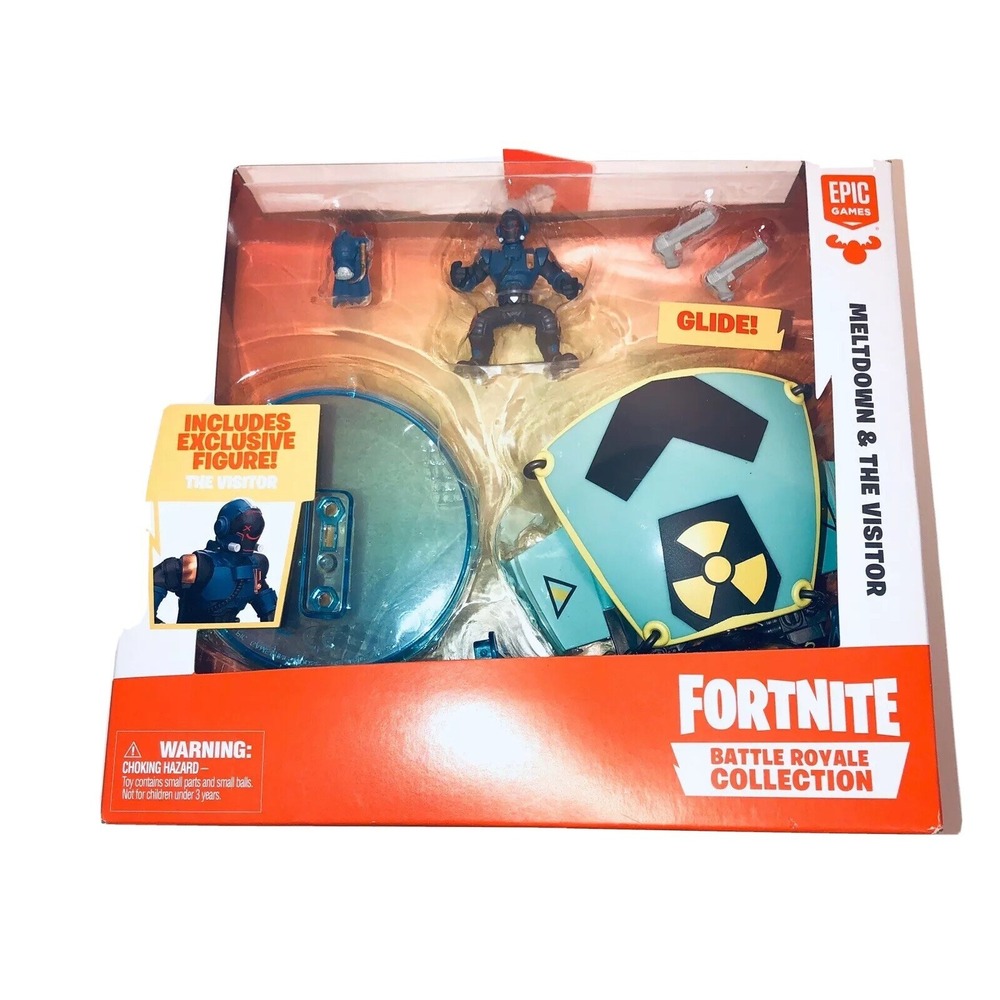 FORTNITE Meltdown Glider & The Visitor Battle Royale‎ 2" Action Figure New